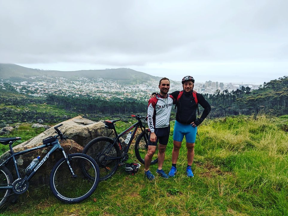 Mountain biking view